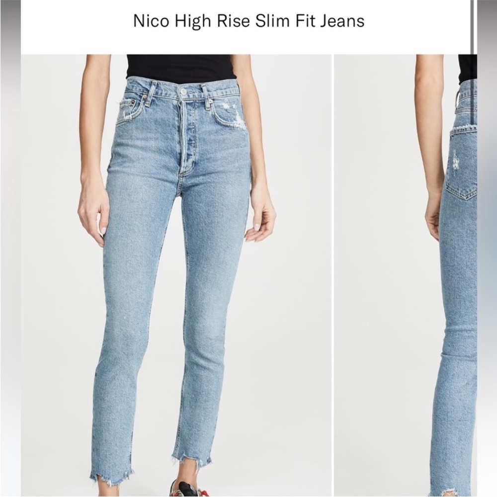 AGOLDE Nico High Rise Slim Fit Jeans